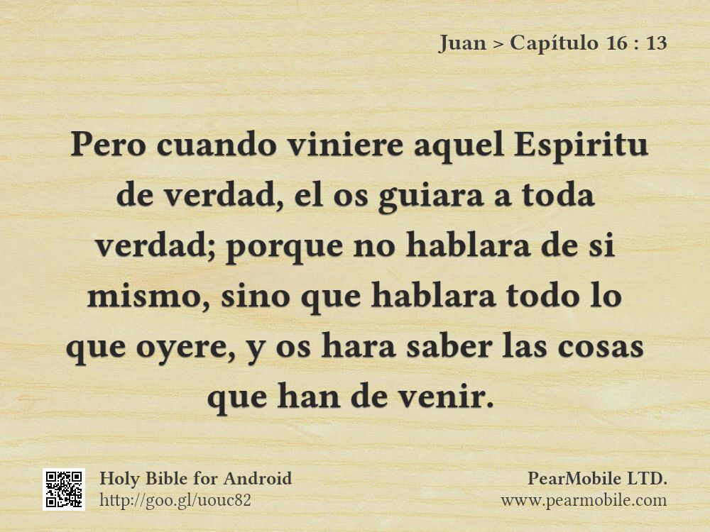 Juan, Capítulo 16:13